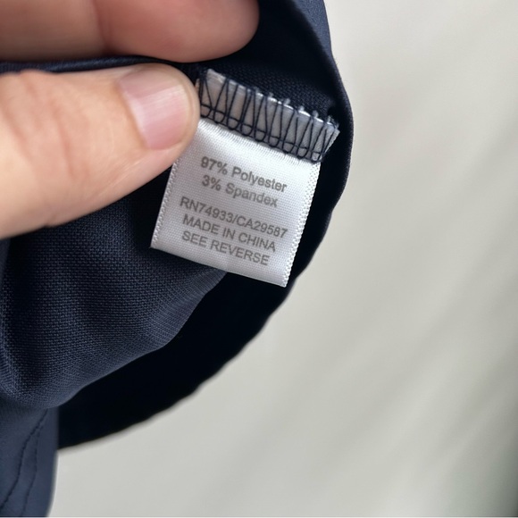 Monterey Club Patriotic Polo, Women's Large, Dry Swing, Quarter Zip, Golf - Picture 6 of 8